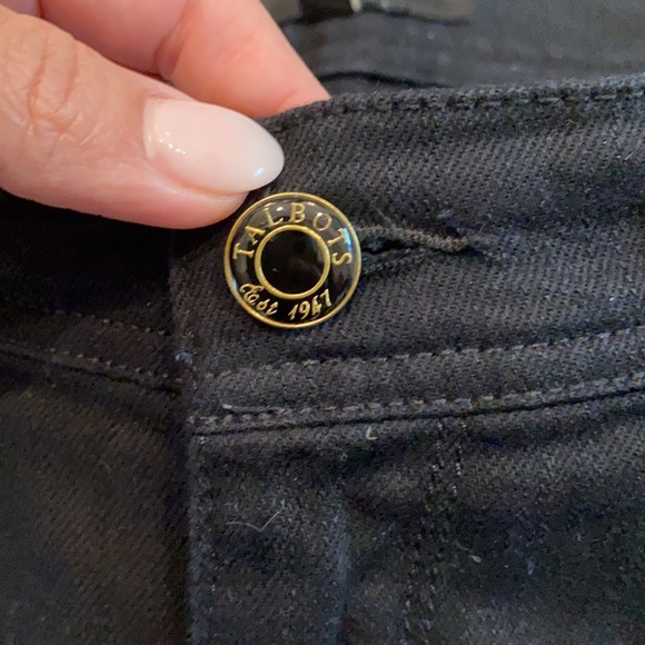 Talbots Black Crop Jeans Womens Size 12 - Picture 6 of 13